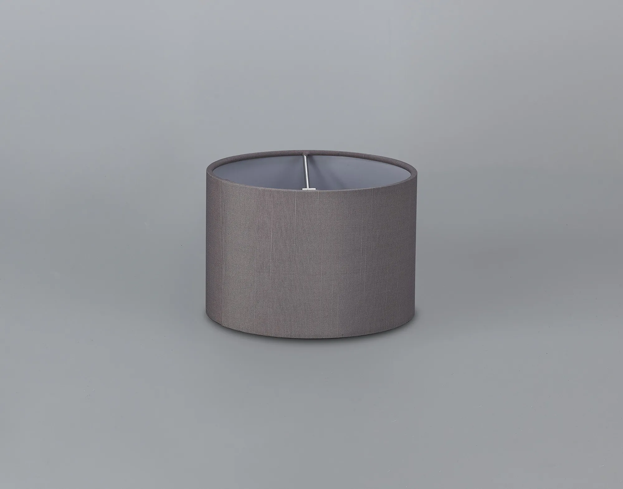 Serena 16cm Faux Silk Fabric Shade Grey, White D0869  Deco Serena